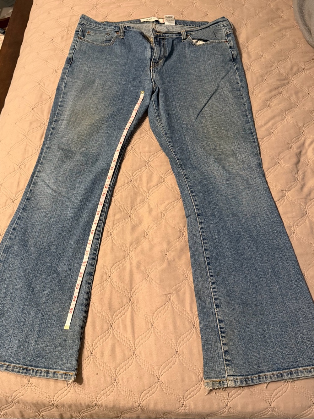 Levi's Light Blue Flared Jeans